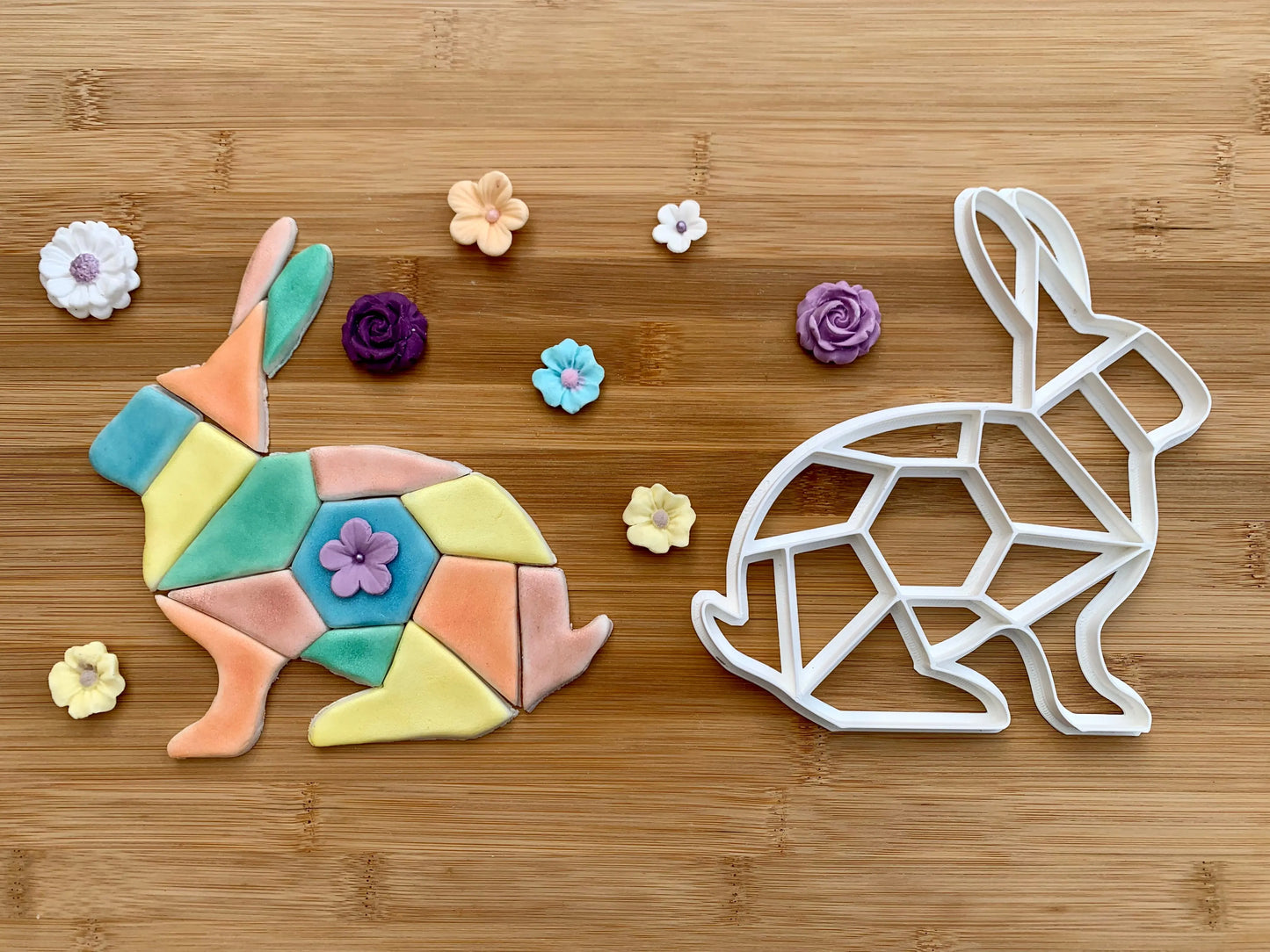 Rabbit Geo Multi cutter - Easter MEG cookie cutters
