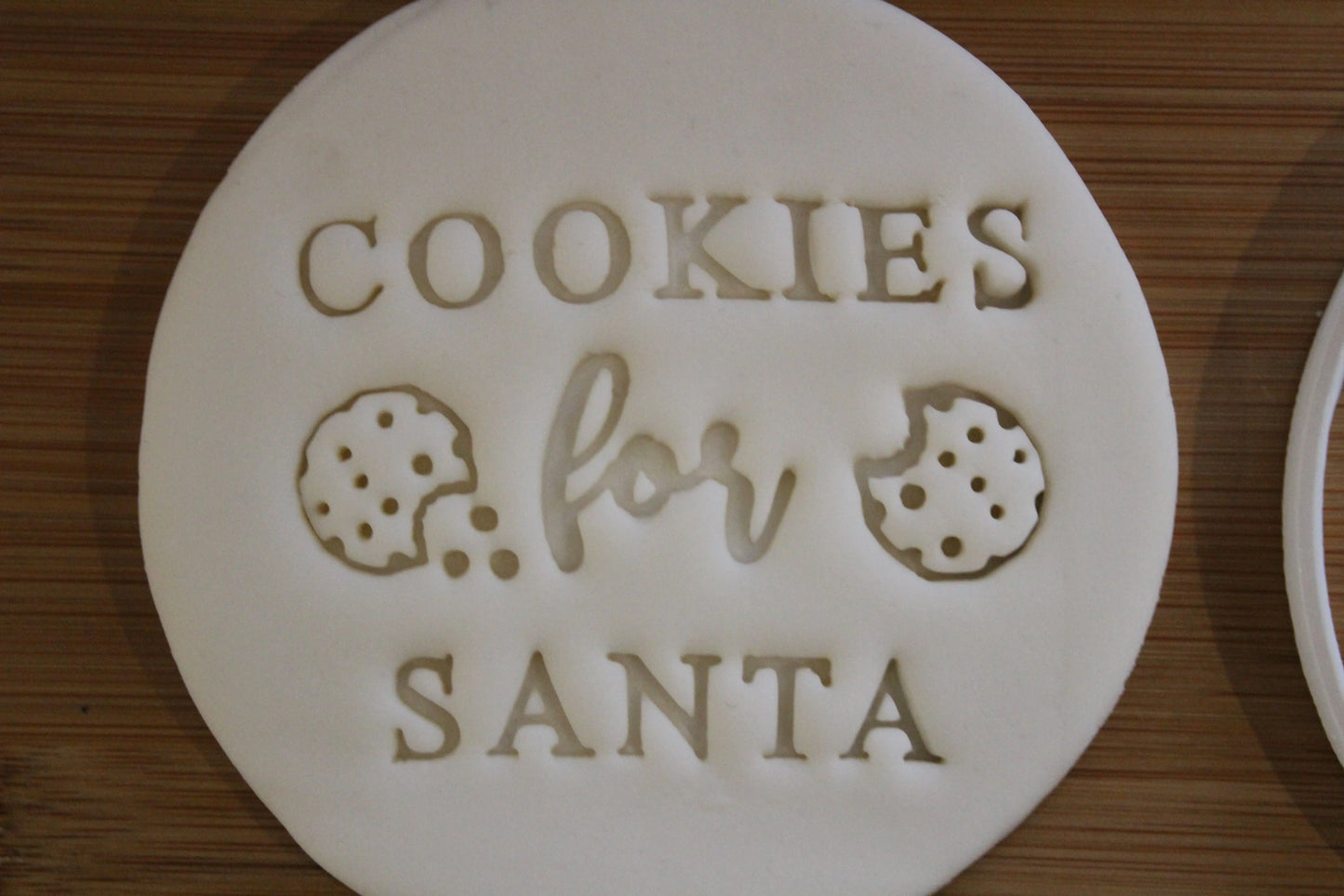 Set of 3 - 2 stamp and 1 cutter Milk bottle - stamps sugar paste cookie cutters Christmas MEG cookie cutters