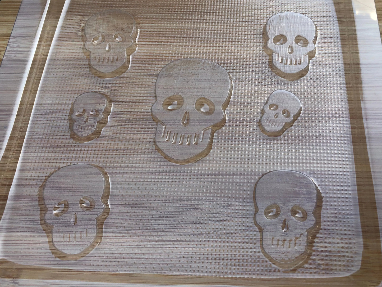 Skulls chocolate mould Halloween MEG cookie cutters