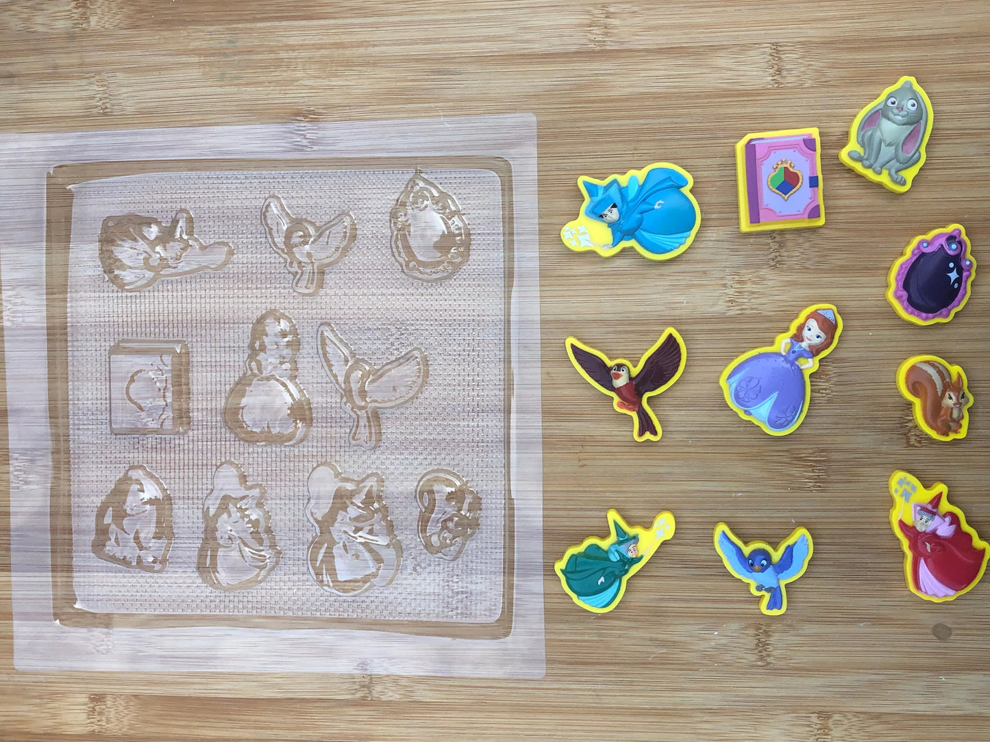 Sofia the first-INSPIRED chocolate mould MEG cookie cutters