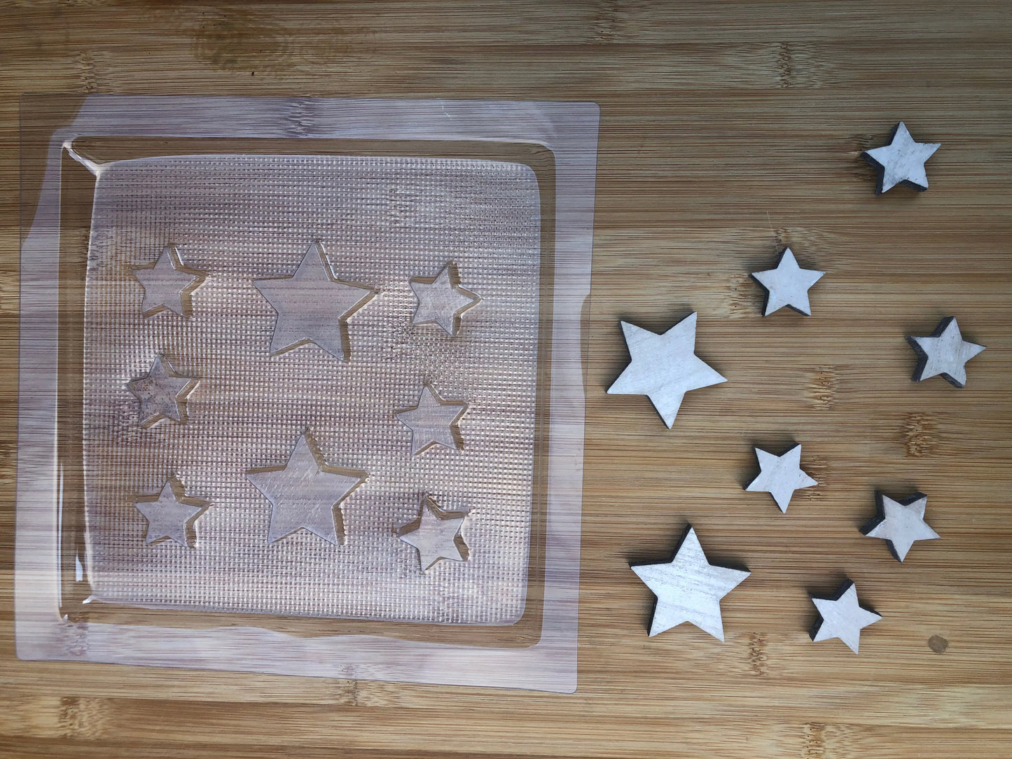 Stars chocolate mould star Christmas MEG cookie cutters