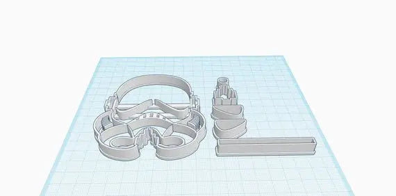 Storm trooper Star Wars-INSPIRED Uk Cookie Cutter Fondant Cake Decorating MEG cookie cutters