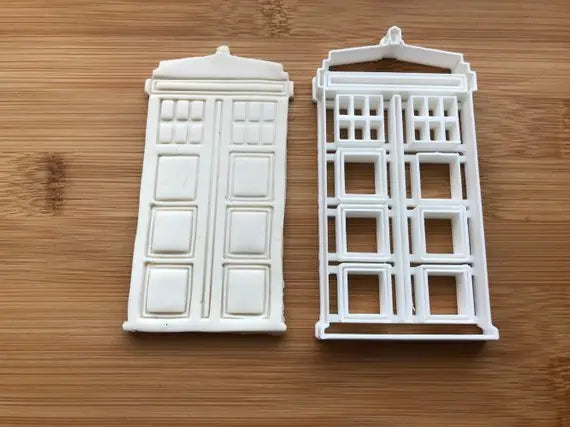 The Tardis from Doctor Who Biscuit Cookie Cutter Fondant Cake Decorating Mold MEG cookie cutters