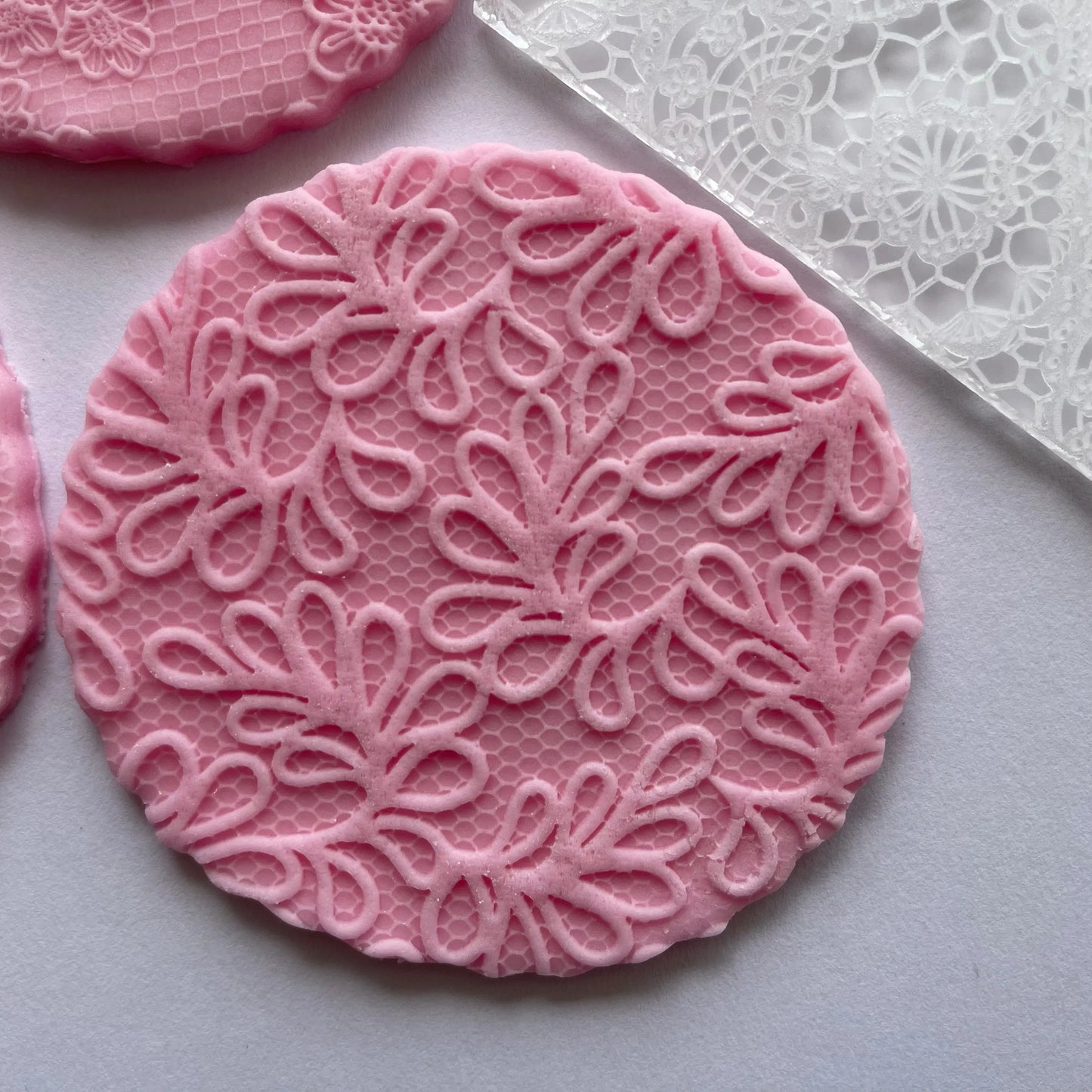 Tulle texture 4 lace pattern Debossing MEG cookie cutters