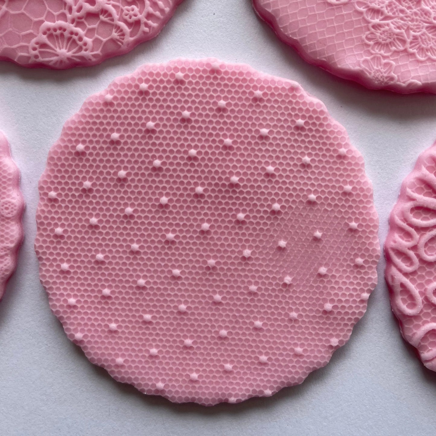 Tulle texture lace pattern 1 Debossing MEG cookie cutters