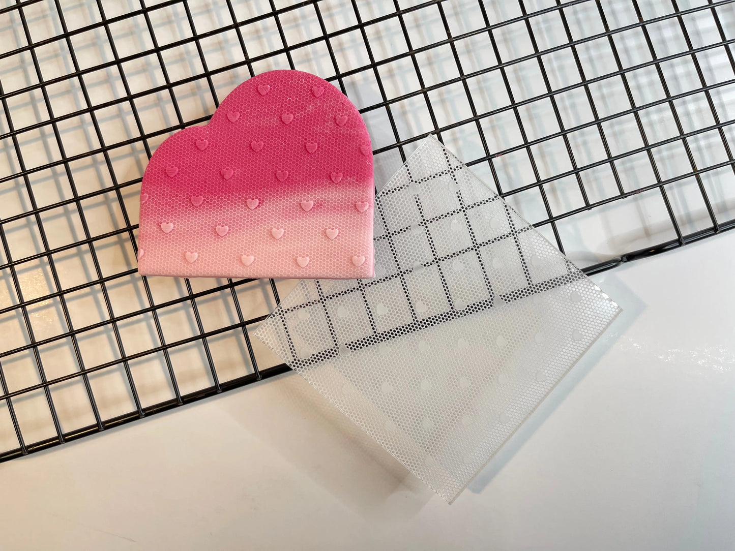 Valentine's day - Debossing - Tulle / Texture heart MEG cookie cutters