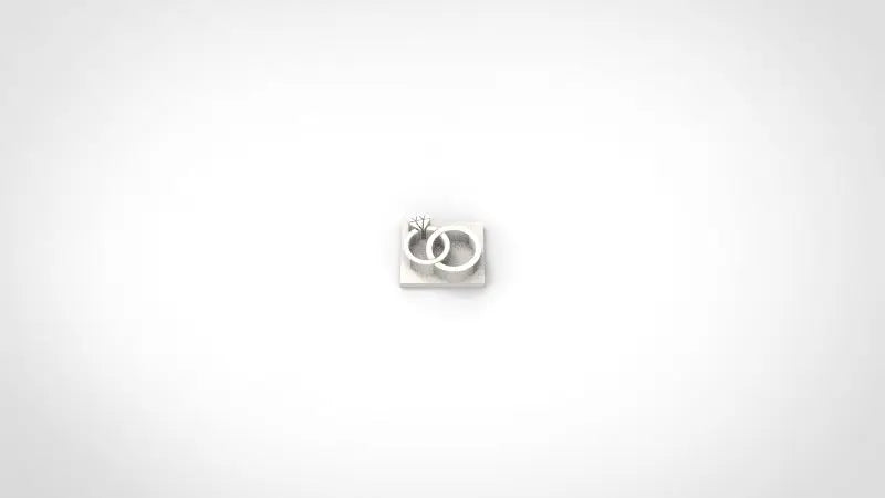 Wedding ring embossing-stamp MEG cookie cutters