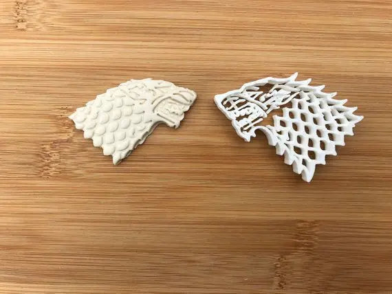 Wolf Game Of Thrones Uk Seller Cookie Cutter fondant cake decorating Mould MEG cookie cutters