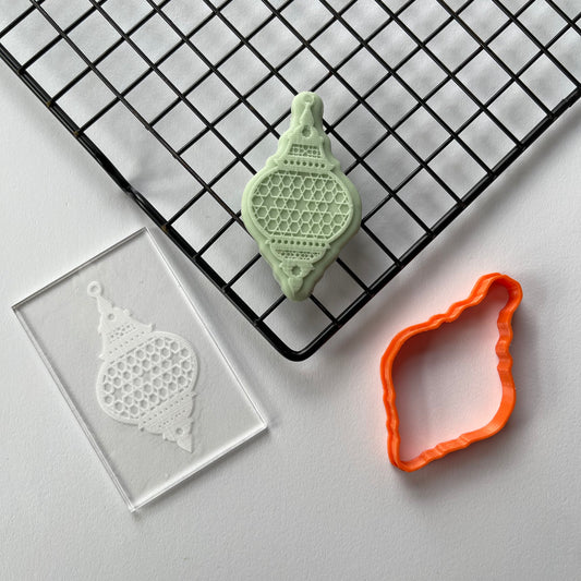 Muslim Islamic Lantern debossing + cutter D1 MEG cookie cutters