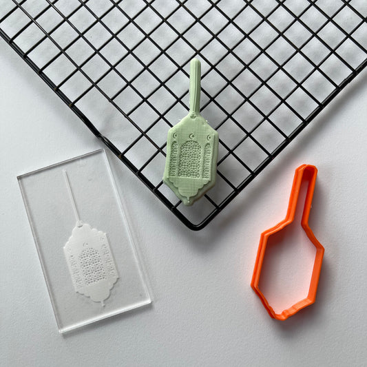 Muslim Islamic Lantern debossing + cutter D7 MEG cookie cutters