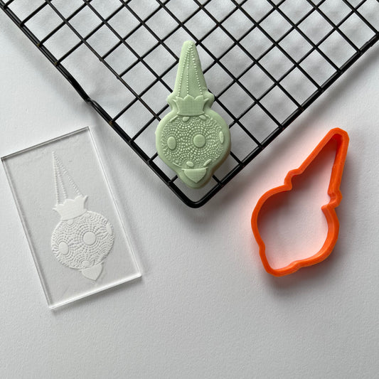 Muslim Islamic Lantern debossing + cutter D4 MEG cookie cutters