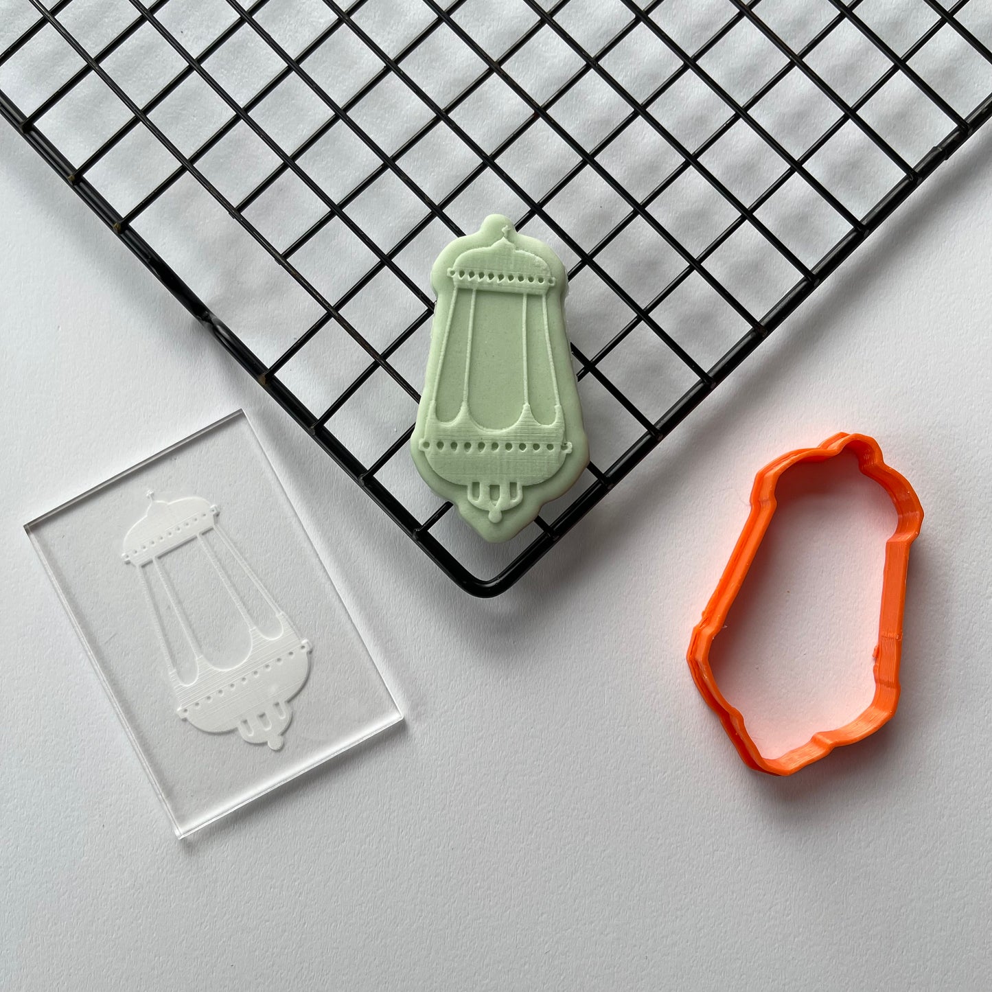 Muslim Islamic Lantern debossing + cutter D5 MEG cookie cutters