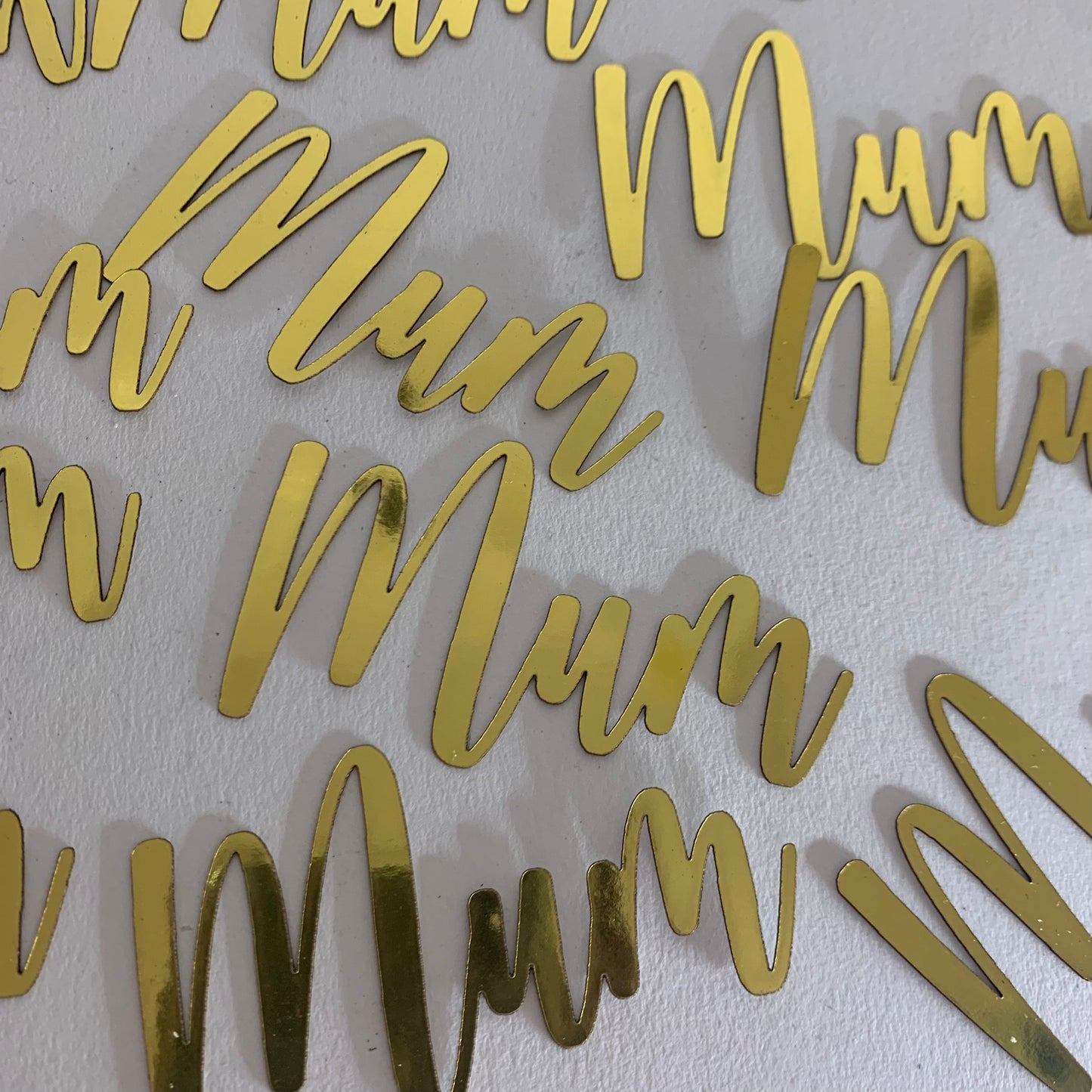Mum paper charm MEG cookie cutters