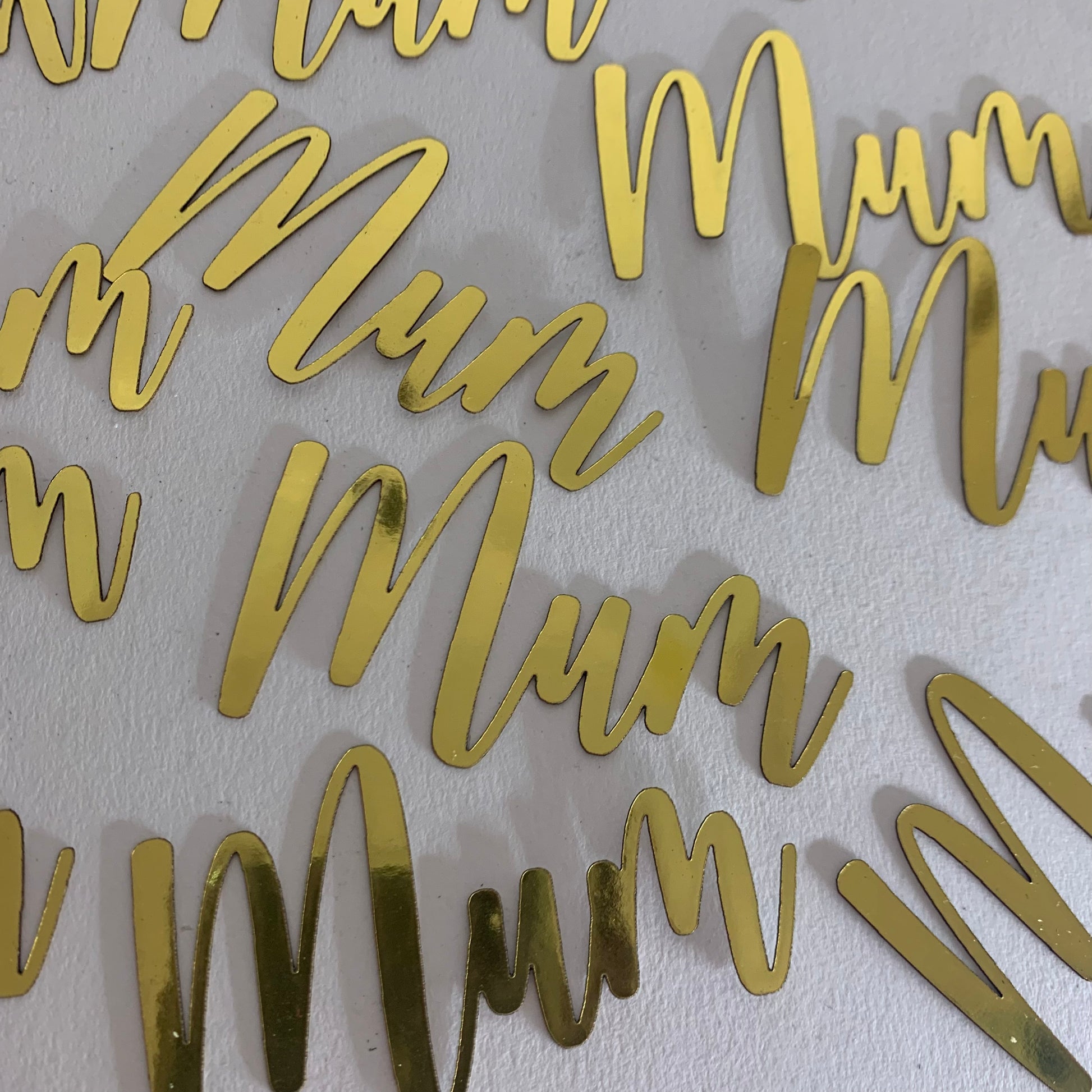 Mum paper charm MEG cookie cutters