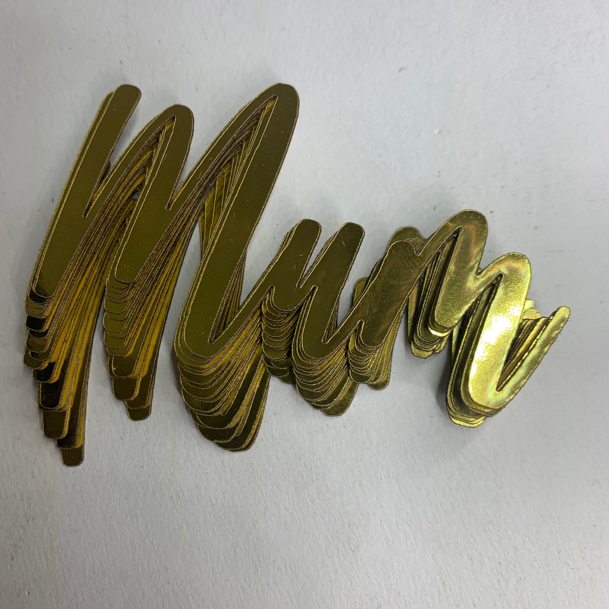 Mum paper charm MEG cookie cutters