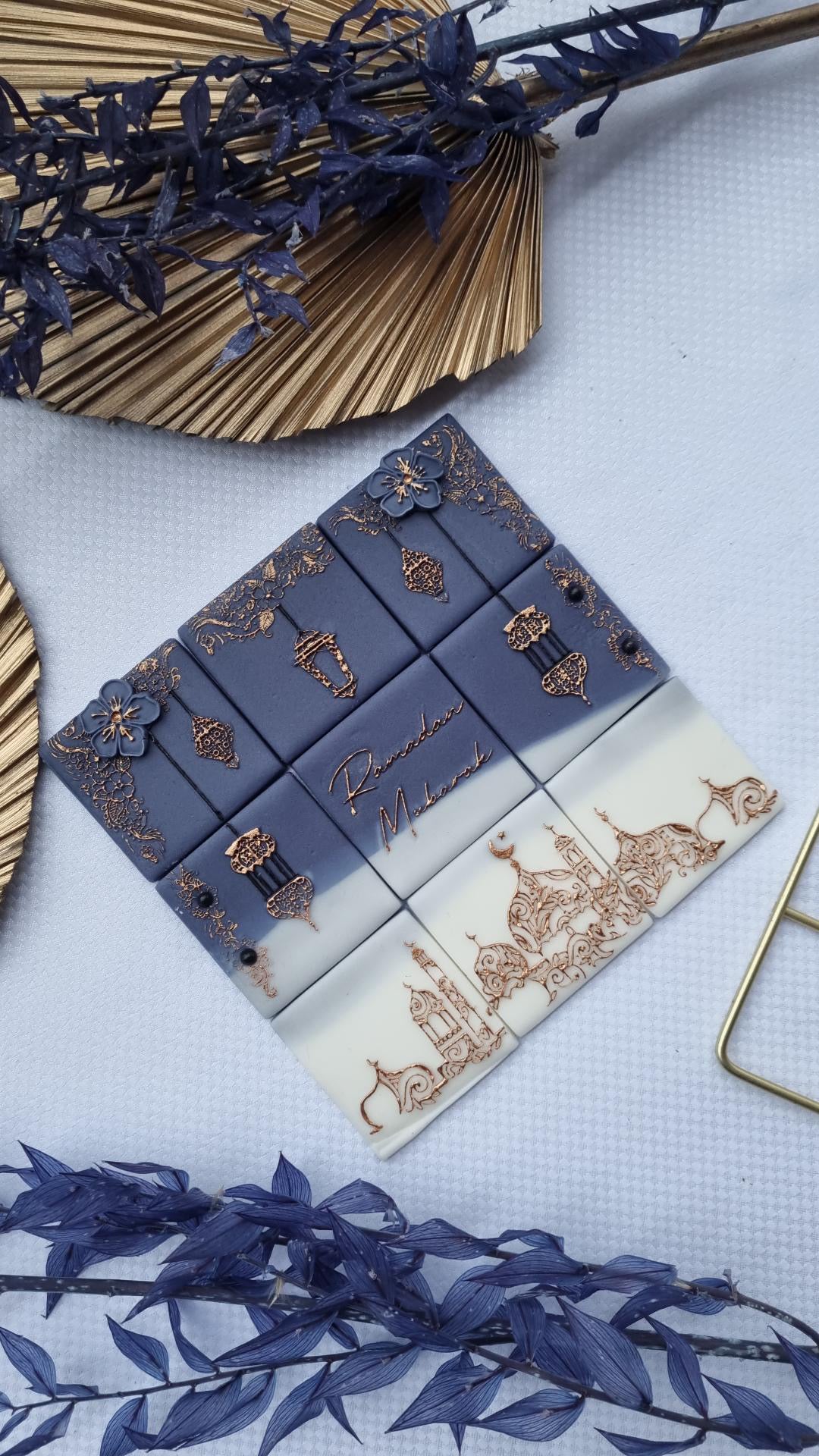 Ramadan tile - 9 design in 1 tile - debossing + multi cutter MEG cookie cutters