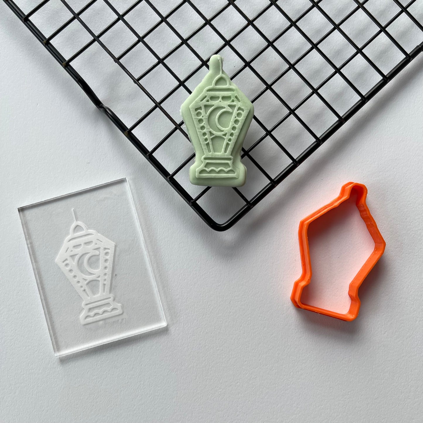 Muslim Islamic Lantern debossing + cutter D6 MEG cookie cutters