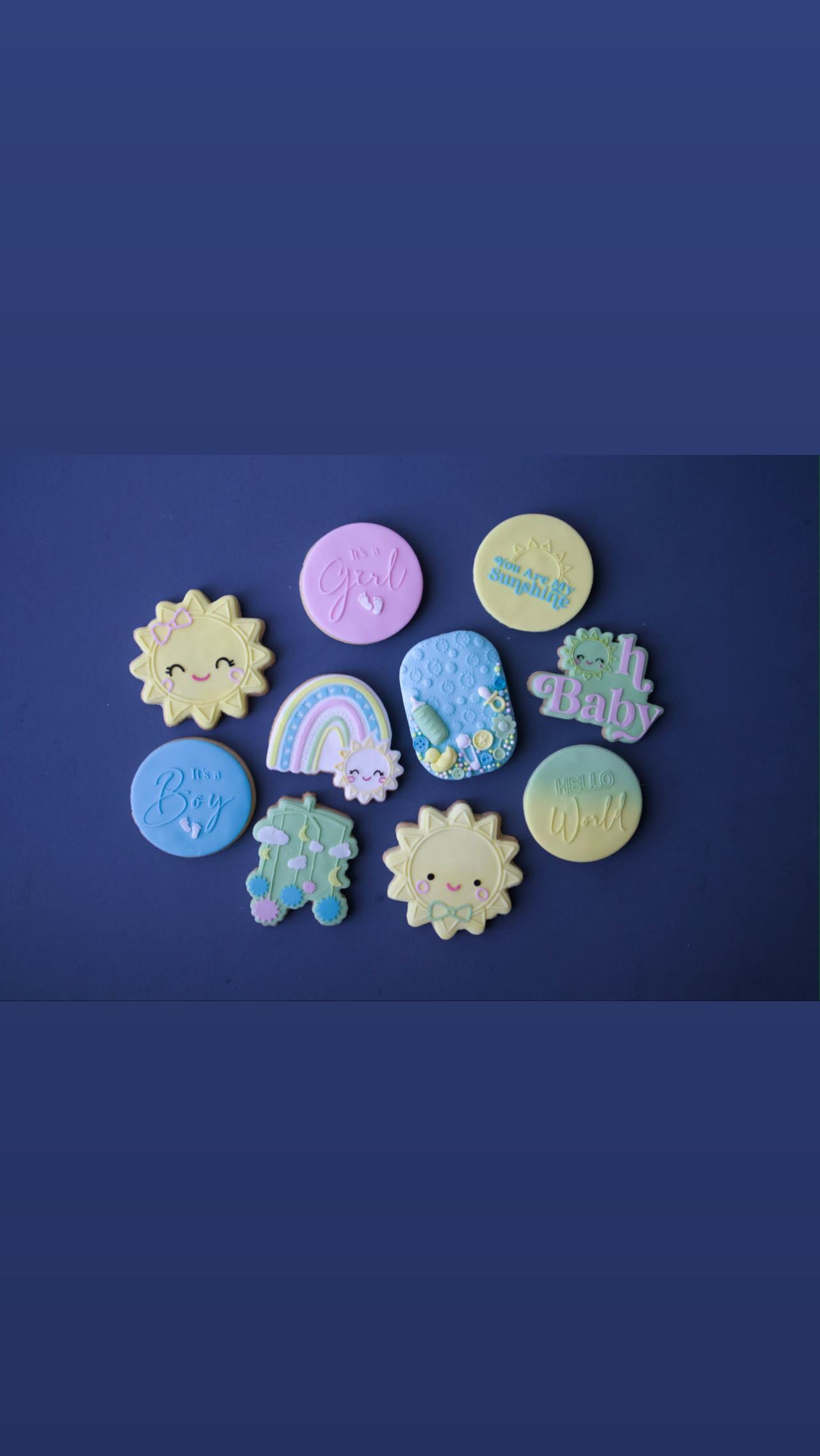 Baby Debossing - Hello world MEG cookie cutters