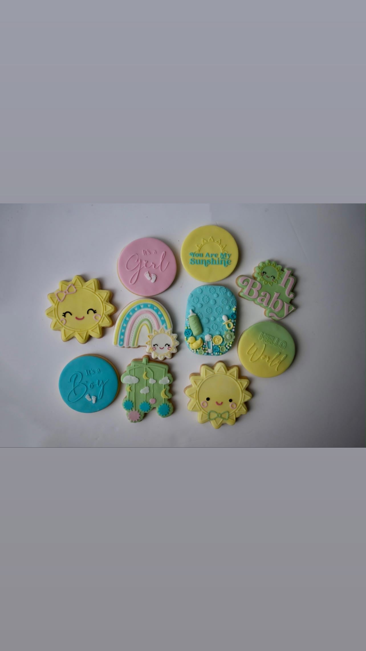 Baby Debossing - you are my sunshine MEG cookie cutters