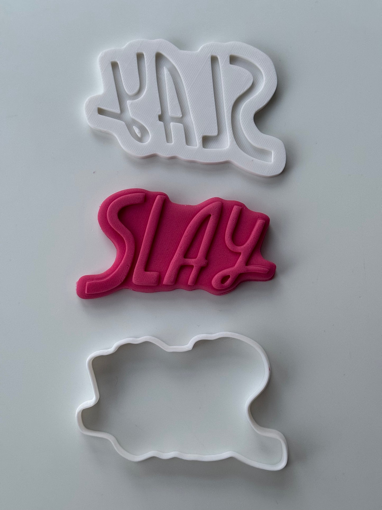 Trendy Girl - slay - 3d printed deboss and cutter