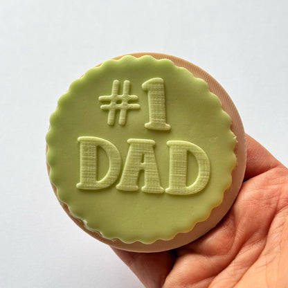 #1 DAD DEBOSSING