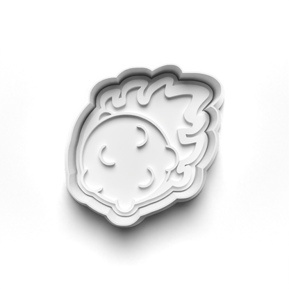 Space Adventure Cookie Cutter + stamp Set – Rocket, Meteor, and Planet 0187