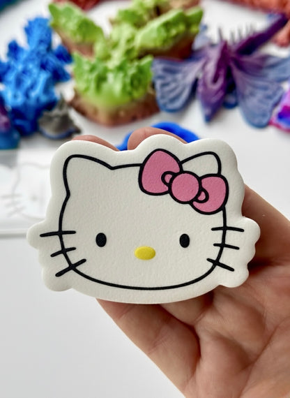 Hello Kitty head deboss and cutter M1080