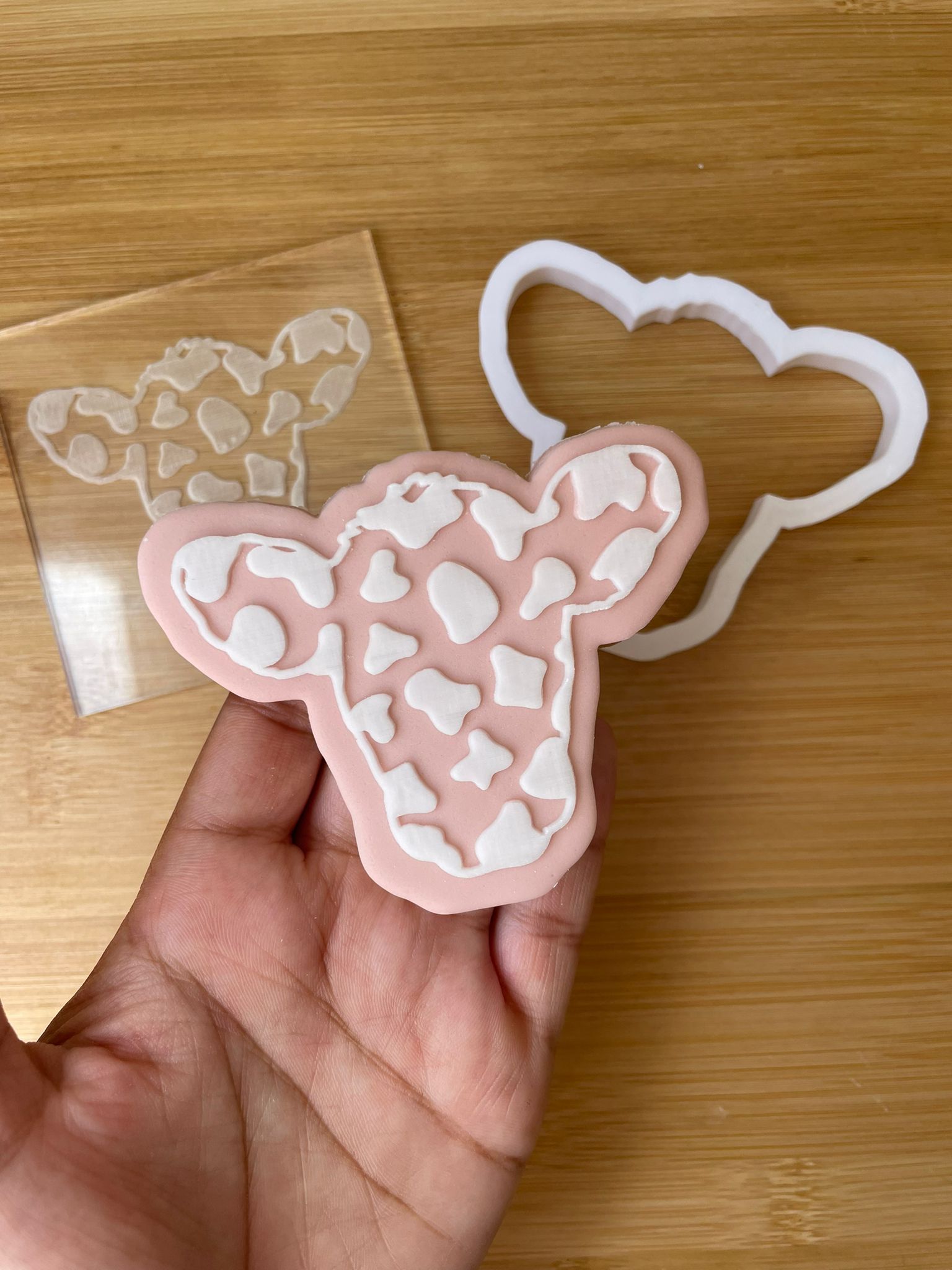 Country Cow deboss + matching Cookie Cutter MEG cookie cutters
