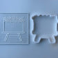 painting board flowers - Cookie Cutter + deboss M1017