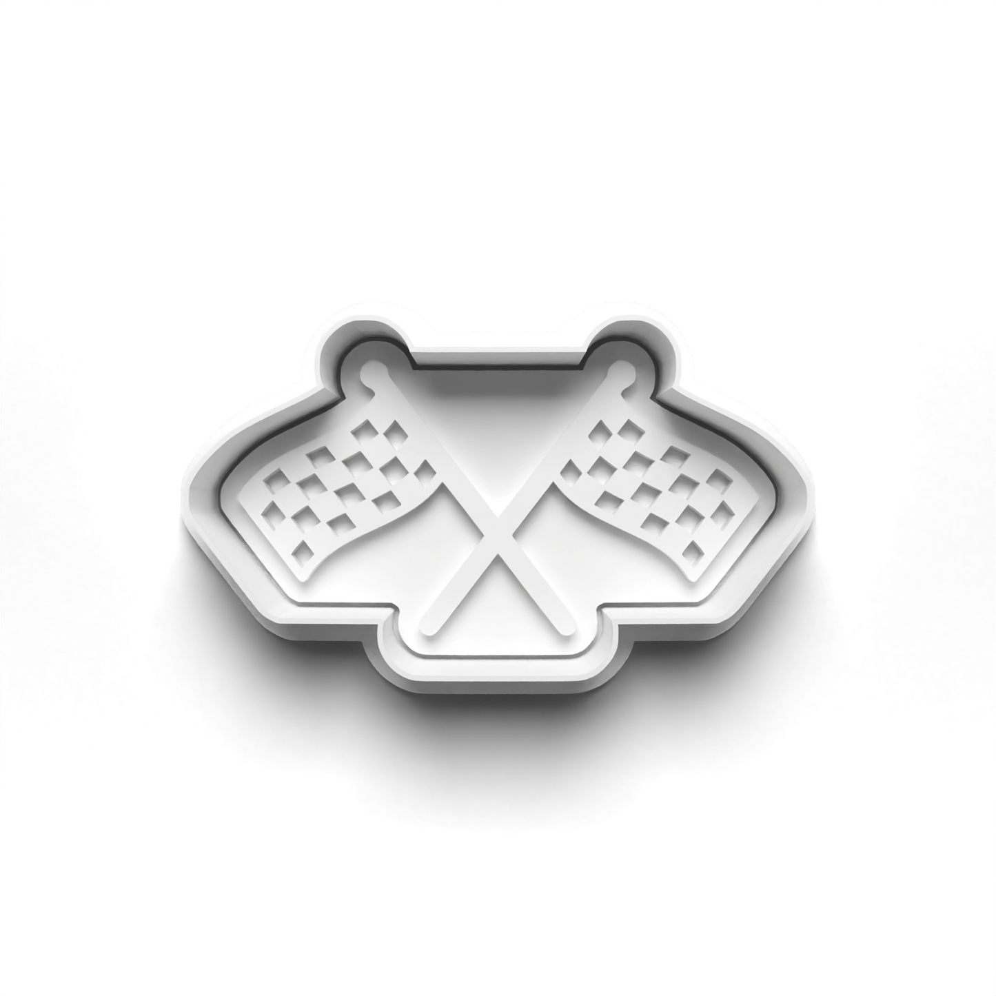 Racing set cookie cutter + stamp 0422