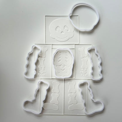 Giant Skeleton- debossing and matching cutter - boy or Girl - M1041