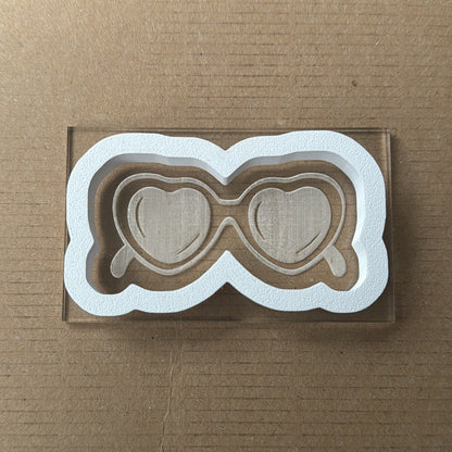 Sunglasses - Glasses girl - debossing and matching cutter