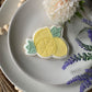 Lemon Amalfi Mediterranean (style 2) debossing + matching cutter MEG cookie cutters