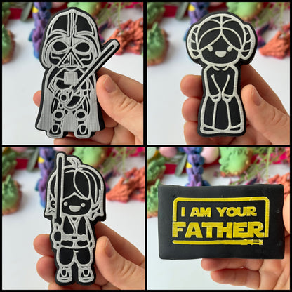 Star Wars - I am your Father -  Dart Vader- Deboss + matching cutter - Father’s Day collection