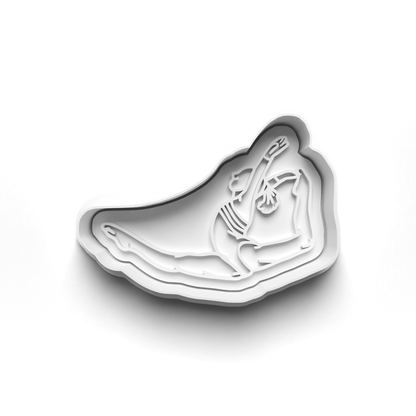 Gymnastics Set cookie cutter and stamp 0649