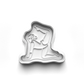 Gymnastics Set cookie cutter and stamp 0649