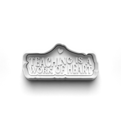 Teacher set cookie cutter and stamp 0653