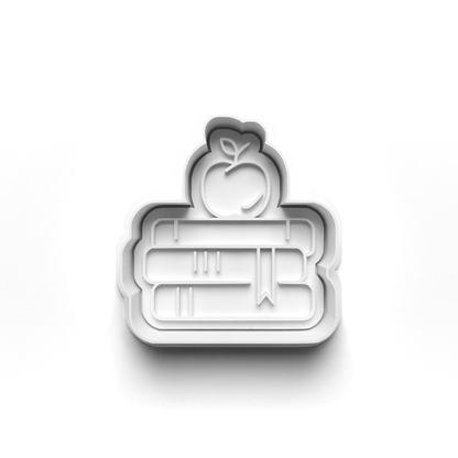 Teacher set cookie cutter and stamp 0653