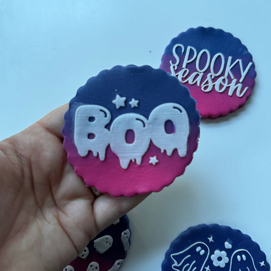 Boo - Halloween collection - deboss