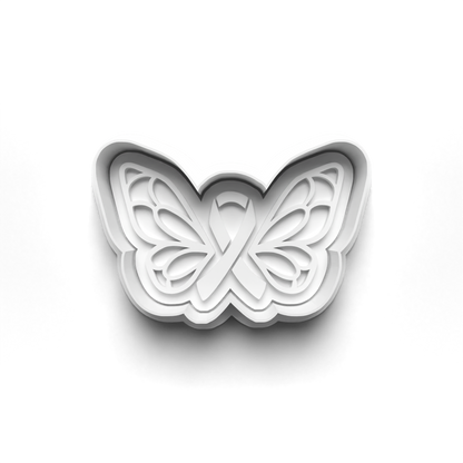 Set cookie cutter and stamp Cancer - breast cancer 0685