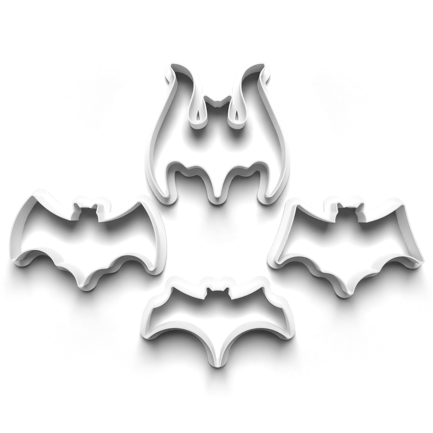 Halloween - cookie cutters - set of 4 bats  - 0689