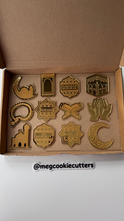 Eid / Ramadan cupcake charm box - set of 12