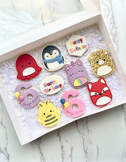 Squishmallows Veronica Octopus Cookie Cutter + stamp