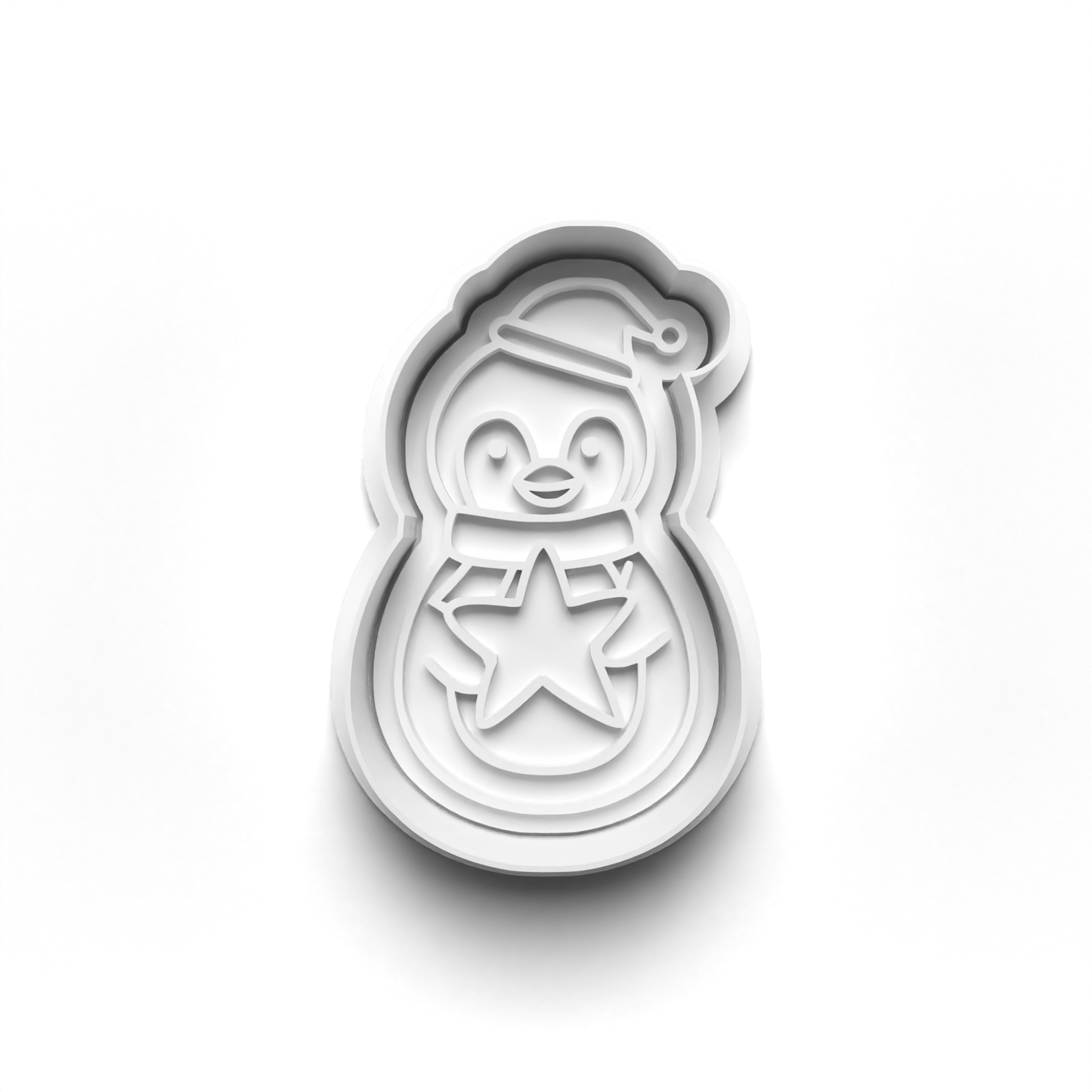 Christmas Penguins stamp and cutters - 0716