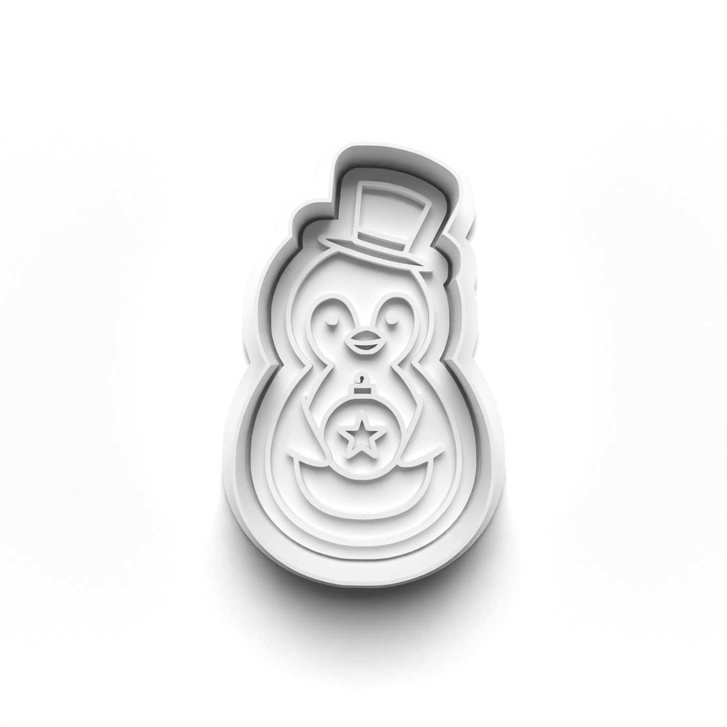 Christmas Penguins stamp and cutters - 0716