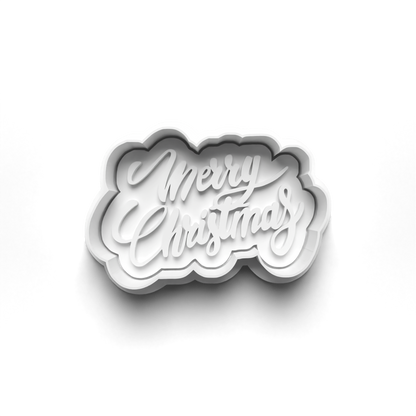 Christmas Lettering - stamp and cutters - 0722