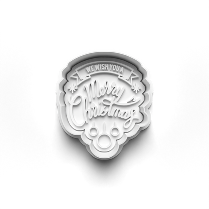 Christmas Lettering - stamp and cutters - 0722