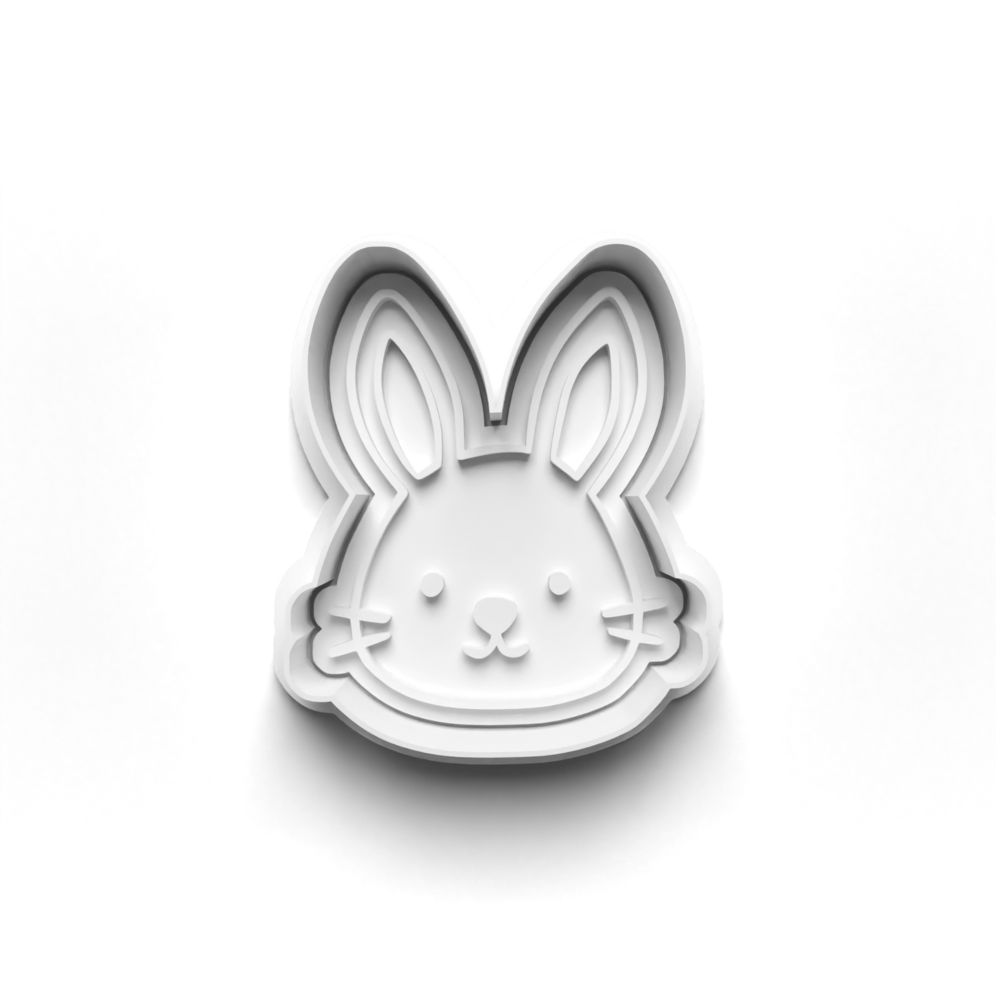 Animal head - rabbit - cutter + stamp - 0724_10