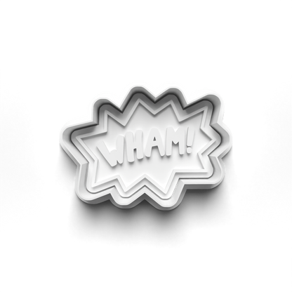 Comic speech bubble - Cookie Cutter + stamp 0732