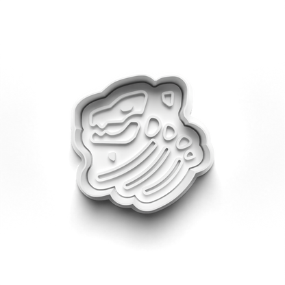 Dinosaur Fossils - stamp + cutter 0773